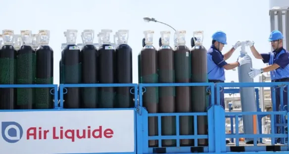 Fornecimento de gás da Air Liquide