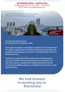 Air Liquide Engineering & Construction presente en Gastech