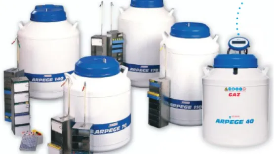 Materiais para criopreservação - ARPEGE