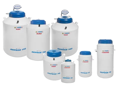 Des matériels de qualité: réservoirs et cryoconservateurs