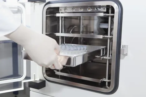 Gás em laboratório
