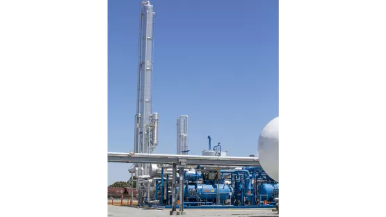 Usine de CO2 d'Airgas Stockton