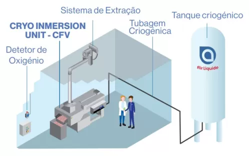 Instalação e implementação CRYO IMMERSION UNIT-CFV2