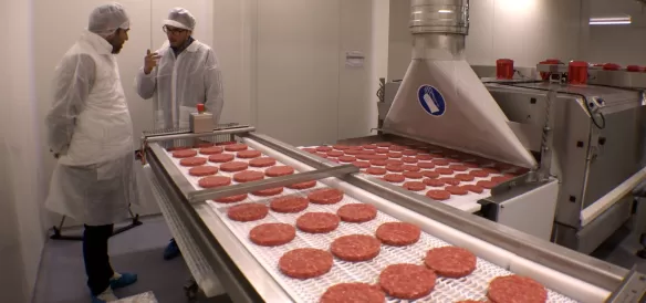 Aplicação criogénica para carne