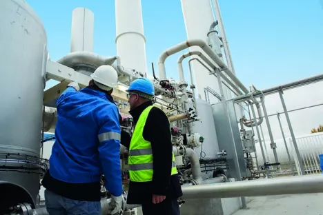 Produção de azoto no local com FLOXAL™