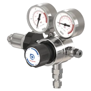 Regulador de Alta pressão - Mono estágio em latão cromado