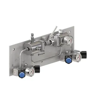 Equipamentos para instalações e redes de distribuição de gases para laboratórios