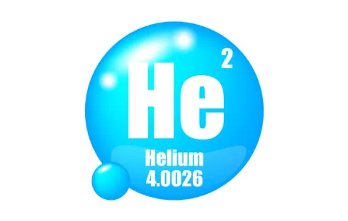 Molécula de hélio (He)