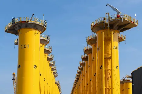 Peças de transição para a indústria eólica offshore