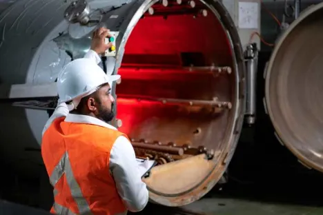 Auditoria a um forno de tratamento térmico de metais
