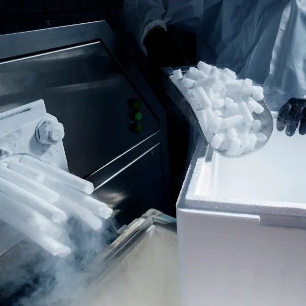 produção de gelo seco Air Liquide