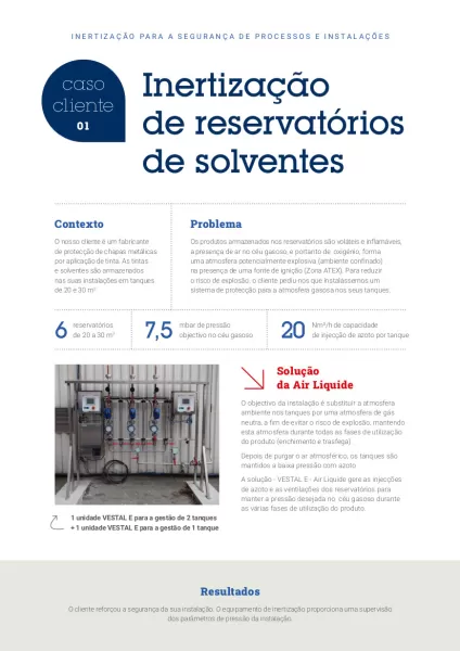 inerting - use cases safety
