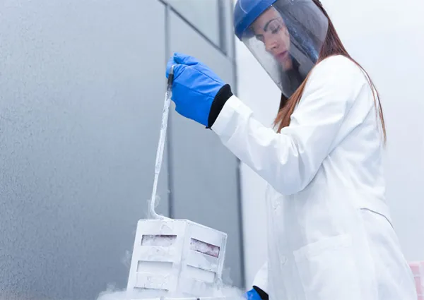 Trabalhar de forma segura com gases criogénicos