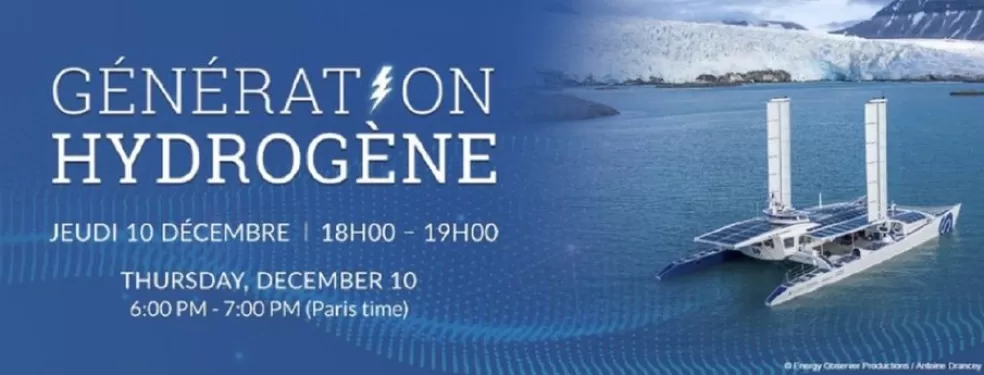 "Génération Hydrogène", um evento digital a ser seguido online a 10 de Dezembro