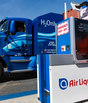 Hidrogénio para camiões - Estação Air Liquide