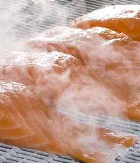 Solución de congelación criogénica rápida y natural de alimentos